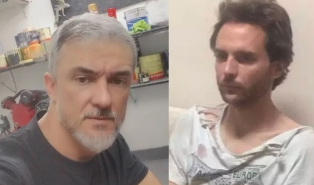 Daniel (lado esquerdo) mora numa chácara em São Roque, próximo da onde Andreas está morando. Foto: Reprodução