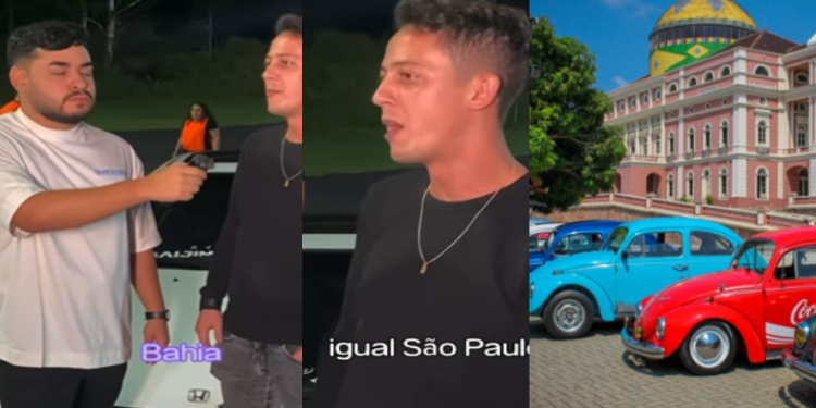 O homem deixou os manauaras 'tiriricas'. Foto: Reprodução/Instagram