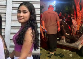 Vitória Nathalia de Souza, de 18 anos, e Maria Paula Marinho de Souza, de 15 anos, morreram no local. Foto: Reprodução