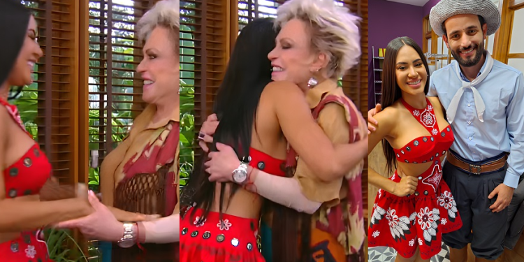 Ana fez questão de pedir para que as pessoas conheçam o festival de Parintins. Foto: Reprodução