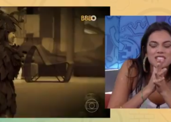 A bailarina, no início do jogo, chegou a falar mal da amazonense. Foto: Reprodução