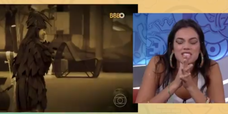 A bailarina, no início do jogo, chegou a falar mal da amazonense. Foto: Reprodução