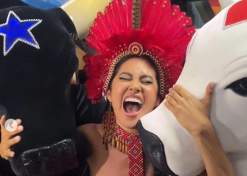 A recepção de Isabelle Nogueira em Manaus está sendo uma grande festa. Foto: Reprodução