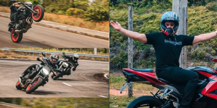 O rapaz de 28 anos morreu na hora com a colisão. Foto: Reprodução