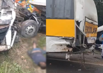 Grave acidente neste sábado (19). Foto: Reprodução