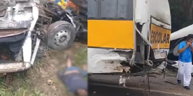 Grave acidente neste sábado (19). Foto: Reprodução
