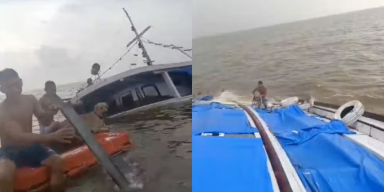 O barco havia saído de Anajás, no Arquipélago do Marajó. Foto: Reprodução