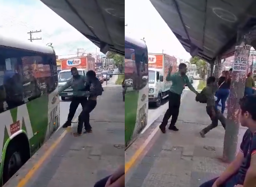 A empresa Via Verde Transportes Coletivos se manifestou e disse que a conduta era 'totalmente inaceitável'. Foto: Reprodução