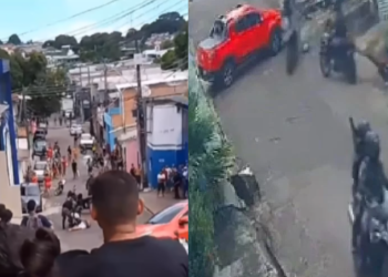 Após consulta, foi identificado que a motocicleta que ele conduzia apresentava restrição. Foto: Reprodução