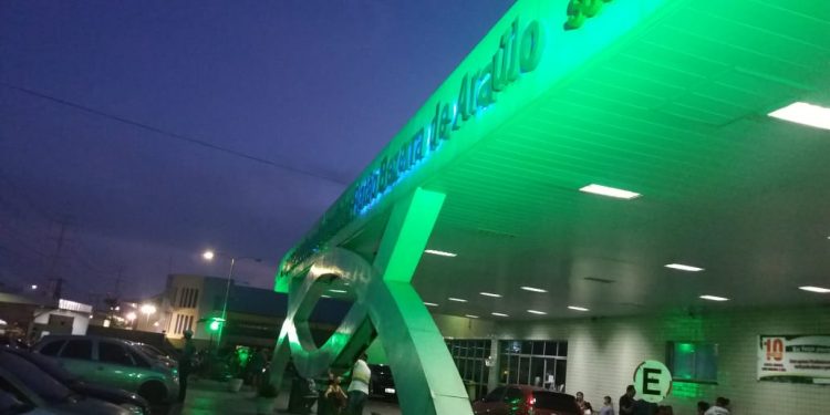 O jovem foi levado ao PS em estado grave. Foto: Reprodução