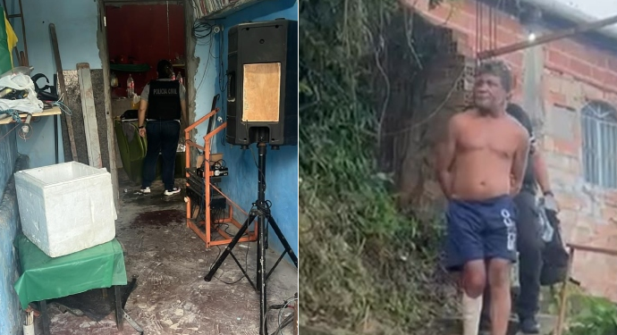 O homem já responde a outros processos pelo mesmo crime, praticado também contra outras adolescentes. Foto: Erlon Rodrigues/PC-AM