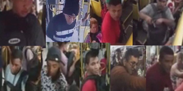 PC divulga o rosto de 9 assaltantes de ônibus que estão sendo procurados em Manaus