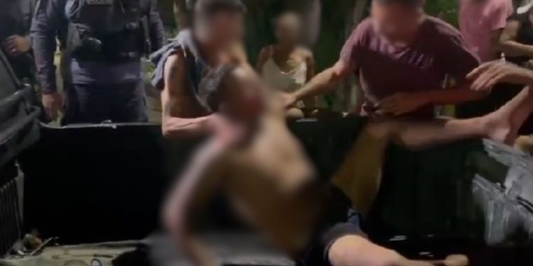 homem que levou várias facadas pelo corpo clamando por ajuda no Igarapé do Pass