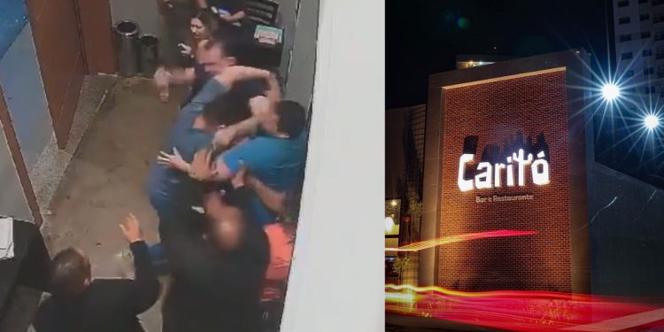 Vídeo: PM de folga briga no Caritó e acaba atirando na perna de funcionária