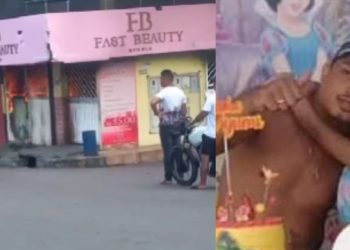 Vídeo: Bar onde homem foi morto na frente da esposa é incendiado