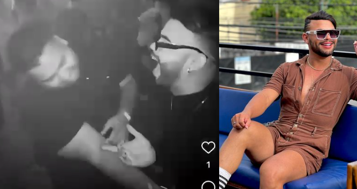 Maiky Brasil postou o vídeo, mas não caiu bem. Foto: Reprodução