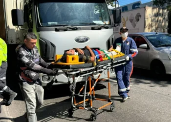 Esse é o terceiro acidente com moto em Manaus. Foto: Reprodução