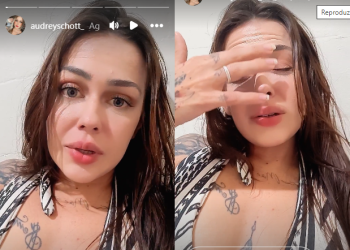 Audrey resolveu dar sua versão sobre os fatos. Foto: Reprodução