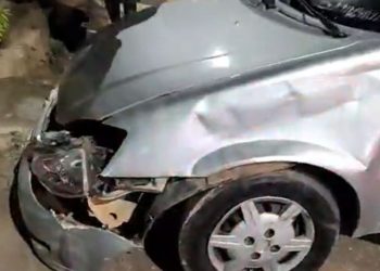 O acidente ocorreu na noite deste sábado (11). Foto: Reprodução