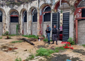 O crime ocorreu em um prédio abandonado na rua Frei José dos Inocentes. Foto: Reprodução