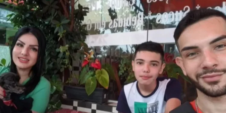 A professora estava em casa com os dois filhos. Foto: Reprodução