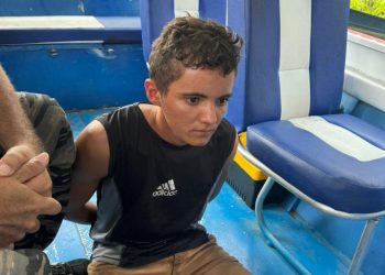 Willian da Silva Martins foi preso no mesmo flutuante onde ocorreu o crime. Foto: Reprodução