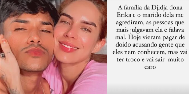 Marlisson Vasconcelos disse que não tinha como ajudar a ex-sinhazinha, que passava por problemas difíceis. Foto: Reprodução