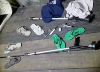 Apesar do esforço, o homem acabou preso. Foto: Reprodução