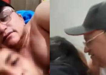 Cid Bastos aparece em dois vídeos com dois jovens. Foto: Reprodução