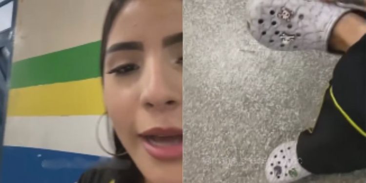 Vídeo: estudante diz que foi impedida de realizar prova por usar 'Crocs' em sala de aula em Manaus