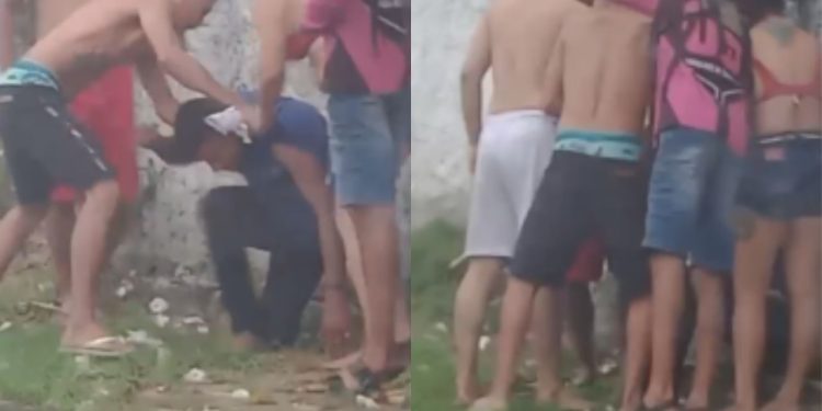 'Toma, toma e toma': população desde o cacete em assaltante na zona leste de Manaus