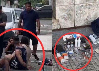 Delegado pela família de Djidja Cardoso fugindo com bolsa cheia de drogas na Cidade Nova