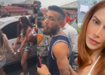 Veja a gerente do Salão Belle Femme, mãe e irmão de Djidja sendo presos com muita droga