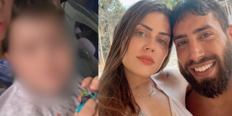 Vídeo mostra sobrinho de 4 anos de Djidja querendo fumar m@conha no colo da mãe