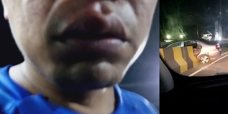 Vídeo: Após uma semana a ataque a mulher, outro motorista leva pedrada enquanto dirigia no Tarumã