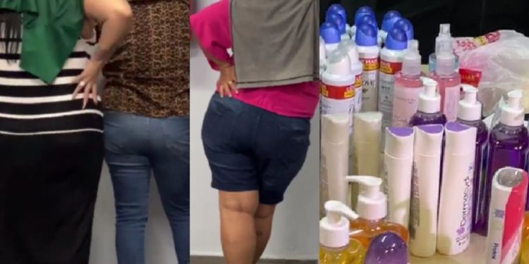 Ladras e cheirosas: mulheres são pegas levando produtos de higiene sem pagar do Supermercado Atack