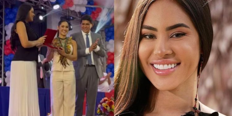 Vídeo: Isabelle é aplaudida ao ser nomeada como Embaixadora do Festival Folclórico de Parintins