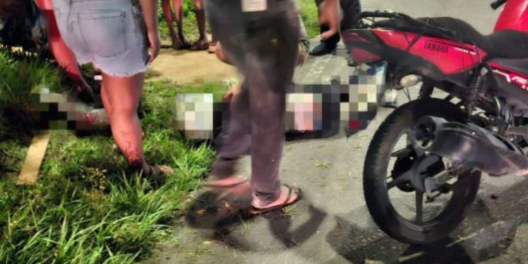 Pedestre fica entre a vida e a morte após ser atropelado por motoqueiro no Monte das Oliveiras