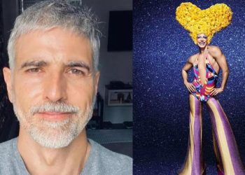Ex-galã de novela, Reynaldo Gianecchini se solta de vez e monstra transformação em drag queen