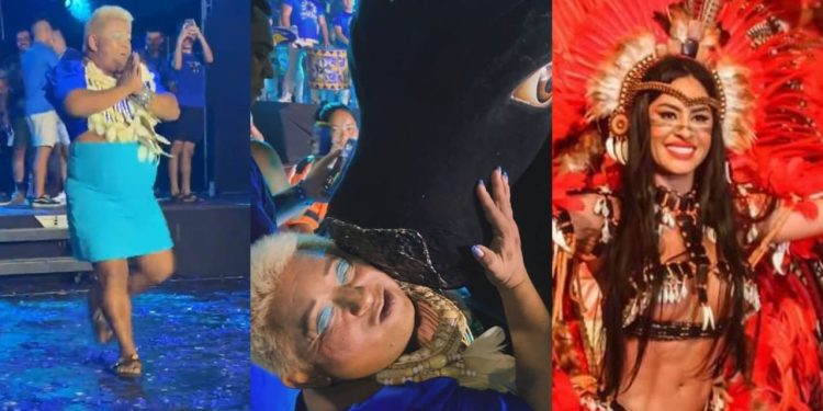 Nova cunhã-poranga do Caprichoso? Patixa Teló rouba a cena ao dançar toada no Sambódromo: "chora Isabelle"