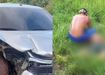 ídeo: piloto 'dá grau' na BR-174, perder o controle da moto e mata o amigo em acidente