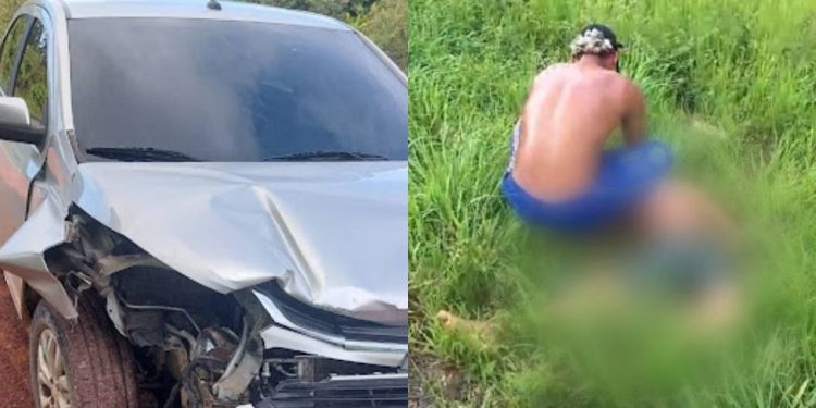 ídeo: piloto 'dá grau' na BR-174, perder o controle da moto e mata o amigo em acidente