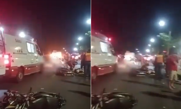 A vítima morreu na hora do impacto. Foto: Reprodução