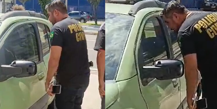 O carro foi deixado um dia antes da morte da ex-sinhazinha. Foto: Reprodução