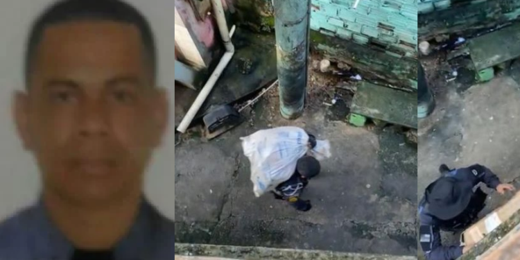 O sargento Clóvis Matias da Silva, do Batalhão de Trânsito (BPTRAN), se entregou no Núcleo Prisional da Polícia Militar, neste sábado. Foto: Reprodução