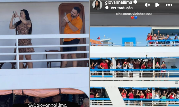 Eles embarcaram nesta quarta-feira (26). Foto: Reprodução