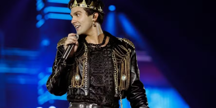 O cantor estava prestes a fazer uma apresentação. Foto: Reprodução