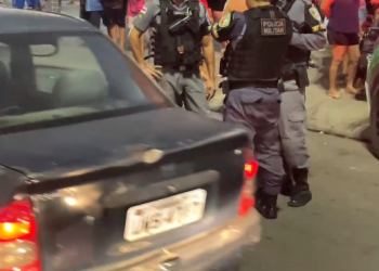 O crime ocorreu na frente da esposa, na avenida Brigadeiro Hilário Gurjão, bairro Jorge Teixeira, Zona Leste. Foto: Reprodução
