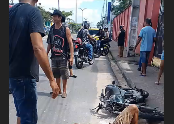 A vítima foi encaminhada ao hospital. Foto: Reprodução