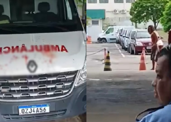 A manhã começou agitada no pronto-socorro de Manaus. Foto: Reprodução